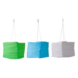 Tricod Silk Effects Square Multi Solar Lantern (Set of 3) 