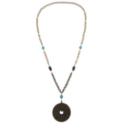 Charming Life Chinese Zodiac Turquoise, Carnelian, Lapis Necklace