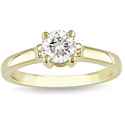 14k Yellow Gold 3/4ct TDW Diamond Solitaire Ring (G-H, I1-I2)
