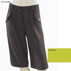 Spiegel Women's Drawstring Cotton-blend Safari Shorts