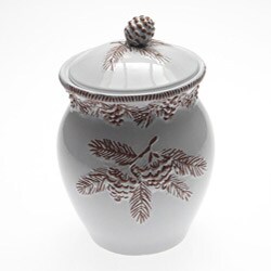 Certified International Pine Cone 10-inch Biscuit Jar