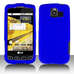 Premium LG Optimus S Blue Protector Case