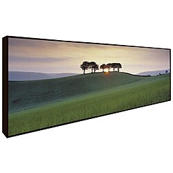 David Noton 'Somerset Sunrise' Framed Canvas Print