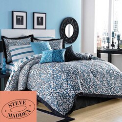 Steve Madden Taylor 5-piece Twin-size Bed in a Bag with Sheet Set