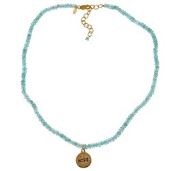 14k Gold over Sterling Silver 'Hope' Apatite Necklace 