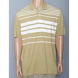Aureus Men's Tech Caramel Golf Polo