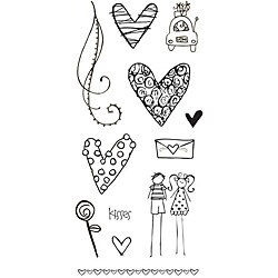 Fiskars Valentine's Day Clear Stamps