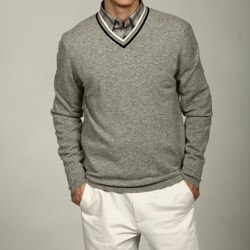 Oliver & James Men's Cashmere V-neck Sweater FINAL SALE