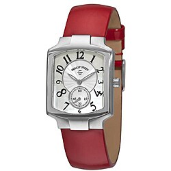Philip Stein Women's 'Signature Classic' Red Strap Watch