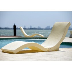 The SplashLounger Deck Sun Cream Chaise/ Pool Floater Chair