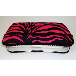 Lil Sweety's Bowtique Hot Pink Zebra Diaper Wipe Case