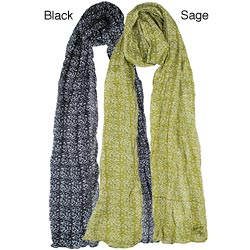 Cotton Alphabets and Numbers Scarf (India)