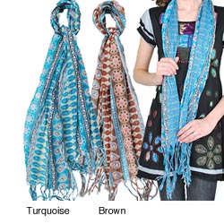 Viscose Floral Scarf (India)