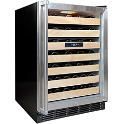Epicureanist VT-50SBW 50-bottle Black Wine Cooler