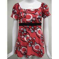 Simply Irresistible Women's Short Sleeve Empire Waist Top