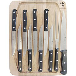 J.A. Henckels 31435-000 International Fine Edge Pro 11-piece Carving and Steak Board Set