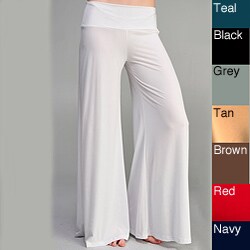 Tabeez Women's Wide Leg Jersey Pants