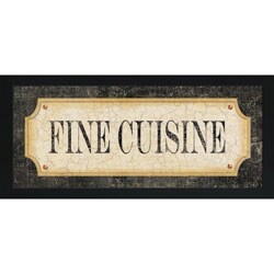 NBL Studios 'Bistro Signs III' Framed Art Print 