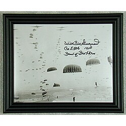 Band of Brothers Wild Bill Guarnere Autographed Photo Framed