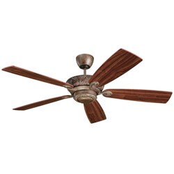 Monet 60-inch 5-blade Indoor British Bronze Ceiling Fan