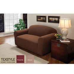 TexStyle Hawthorne Stretch 1-piece Loveseat Slipcover