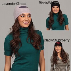 Portolano Women's Heart Design Beanie