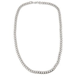 Platifina 24-inch Cuban Link Chain Necklace