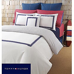 Tommy Hilfiger Oxford White Twin-size Comforter