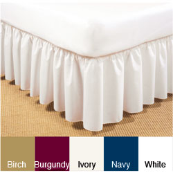 Ruffled Poplin 14-inch Drop Daybed Bedskirt
