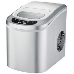 Supentown Silver Compact Portable Ice Maker 