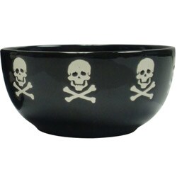 Waechtersbach Black Skull Cereal Bowls (Set of 4)