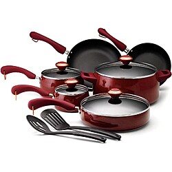 Paula Deen Signature Porcelain 12-piece Red Cookware Set