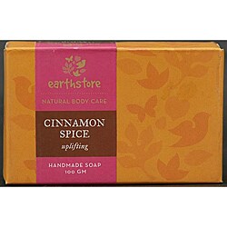 Set of 2 Handmade Cinnamon Spice Uplifting Soap Bars (India)