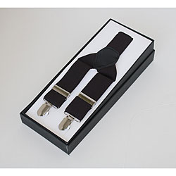 Ferrecci Men's Brown Suspenders