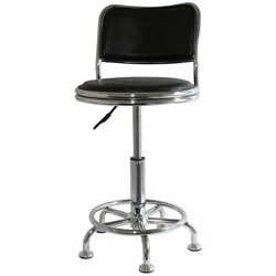 Black Shop Bar Stools (Set of 2)