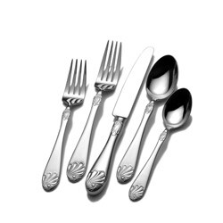 Wallace Swirl Shell 45-piece Flatware Set