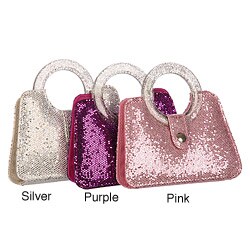 Cala Products 5-piece Glitter Handbag Case Manicure Set