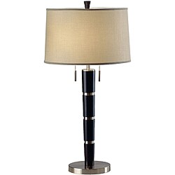 Nova Lighting 'Konico' Wood Slim Table Lamp (Pack of 2)