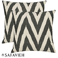 Deco 22-inch Charcoal Grey Decorative Pillows (Set of 2)