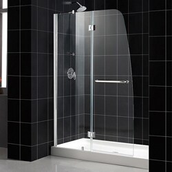 Aqua 48 x 72 Shower Door and 34 x 60 Center Drain Amazon Base