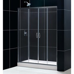 DreamLine Visions 60x72-inch Clear Glass Shower Door and Amazon Base
