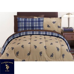 US Polo Association Full-size 7-piece Bed in a Bag with Sheet Set