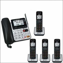 AT&T DECT 6.0 Answering System with 4 Wireless Handsets