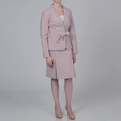 Sharagano Women's Rose Skirt Suit