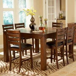 Luke 7-piece Butterfly Leaf Counter-height Dining Set