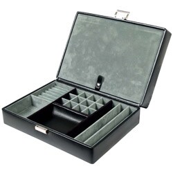 Wolf Designs Travel Watch Box with Valet
