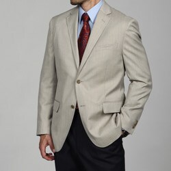Claudio Morelli Men's Khaki Herringbone Sportcoat