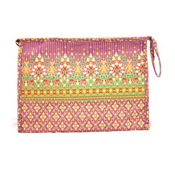 Cotton Canvas Small Violet Makeup Bag (Thailand)