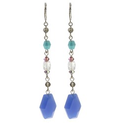 ABS by Allen Schwartz Silvertone 'Spring Fling' Earrings