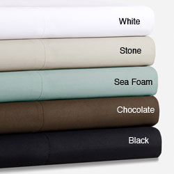 Feather Finish Cotton Sateen 400 Thread Count King/CK Sheet Set